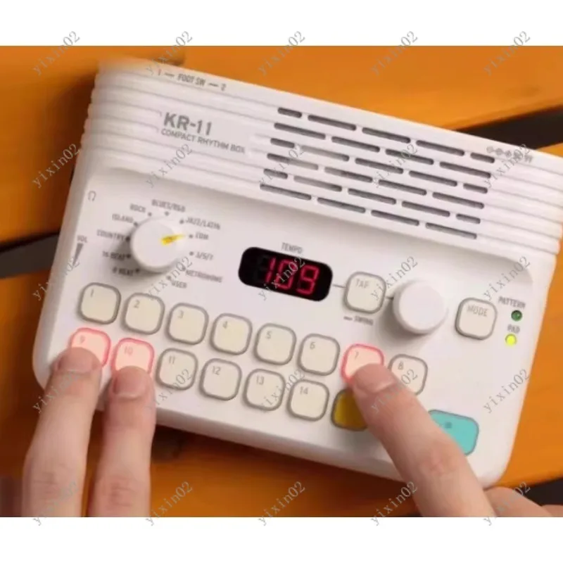 KR-11 Metronome Rhythm Machine Automatic Accompaniment Device for Music & Drum Practice