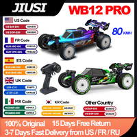 JIUSI WB12 PRO 1/12 RC Car 4WD 80km/h Brushless 2.4G Remote Control Racing Car Competitive Off-road Car RC Toys As Gift