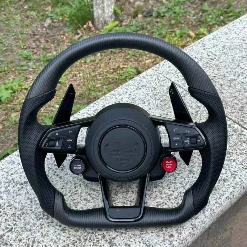 Steering Wheel For Audis A3 A4 A5 A6 A7 A8 S3 S4 S5 S6 S7 S8 Q3 Q5 Q7 Q8 SQ5 SQ7 SQ8 RSQ5 RSQ7 RSQ8 RS3 RS4 RS5 RS6 RS7 R8