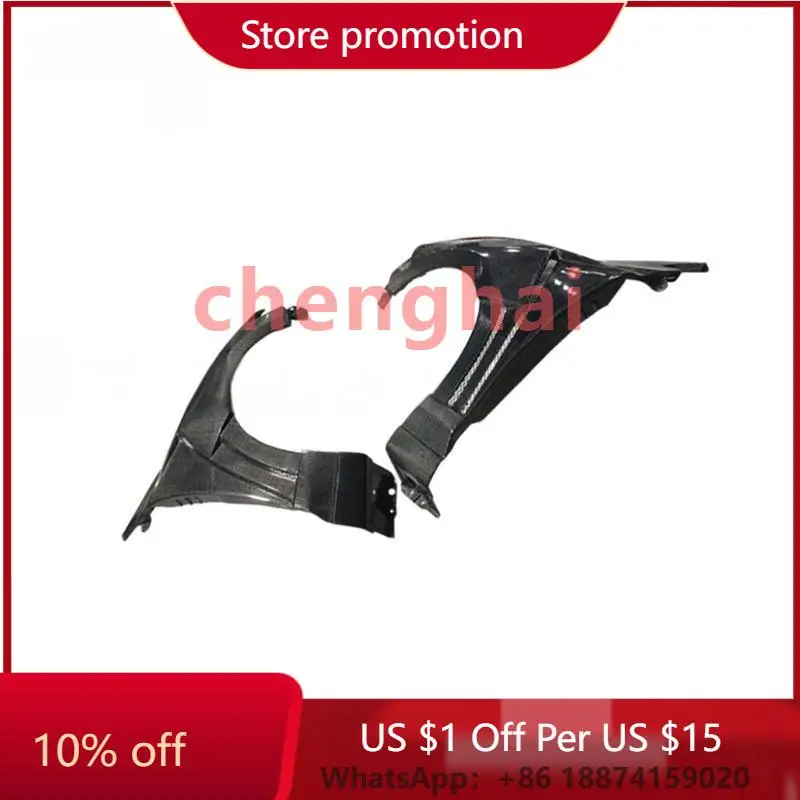 Real carbon fiber front fender modification Upgrade body Kit Automotive trim accessories for Mazda Atz