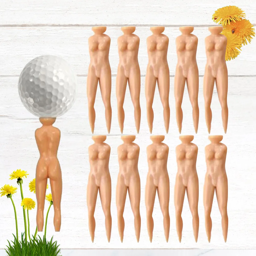 

25Pcs Golf Tees Plastic Protective Simple Lightweight Tees for Depth Reduce Friction Improve Distance Accuracy