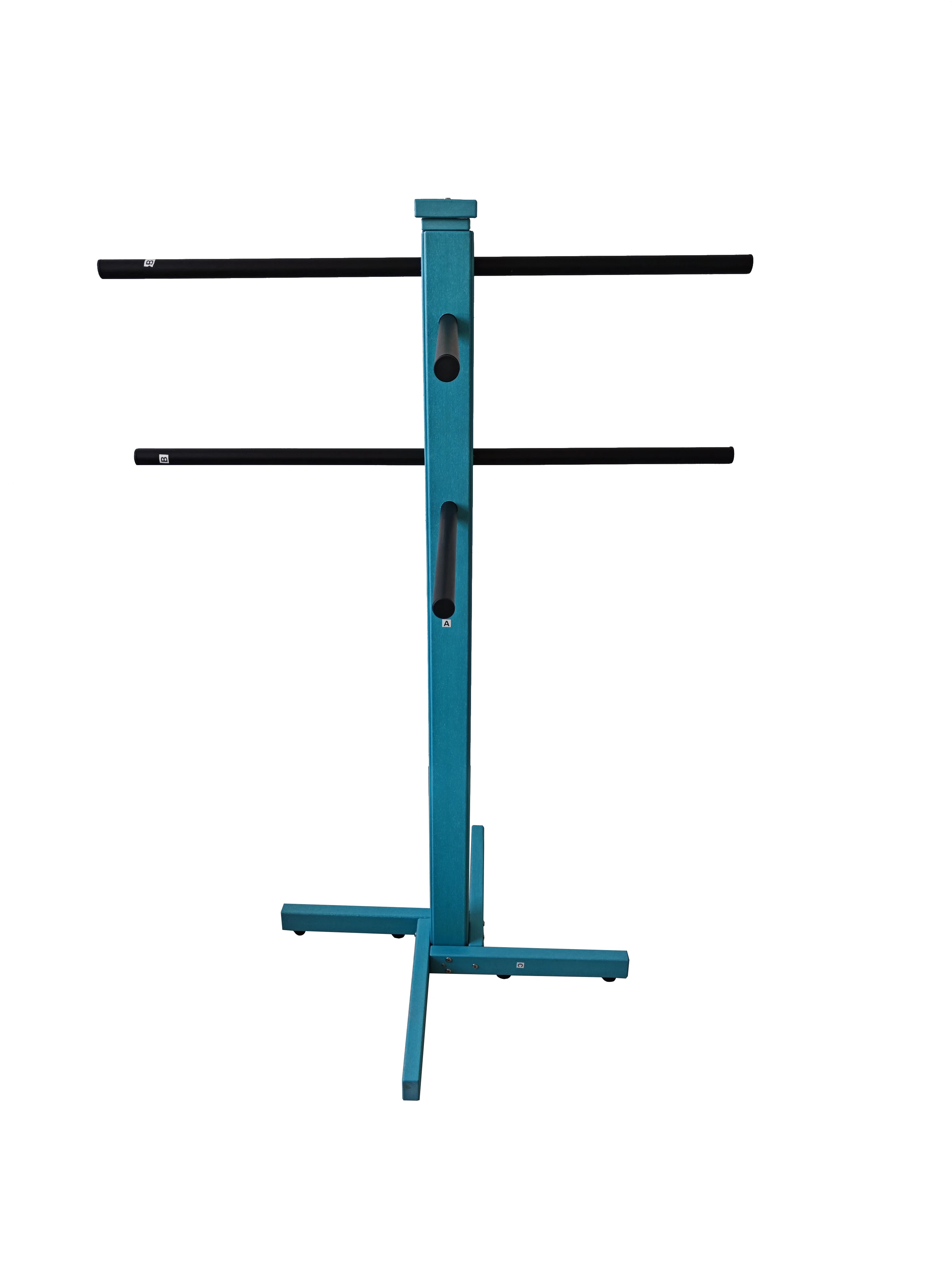 F-shaped Bathroom and Kitchen Countertop Towel Rack, Four-armed, Suitable for Outdoor Garden and Balcony Use.
