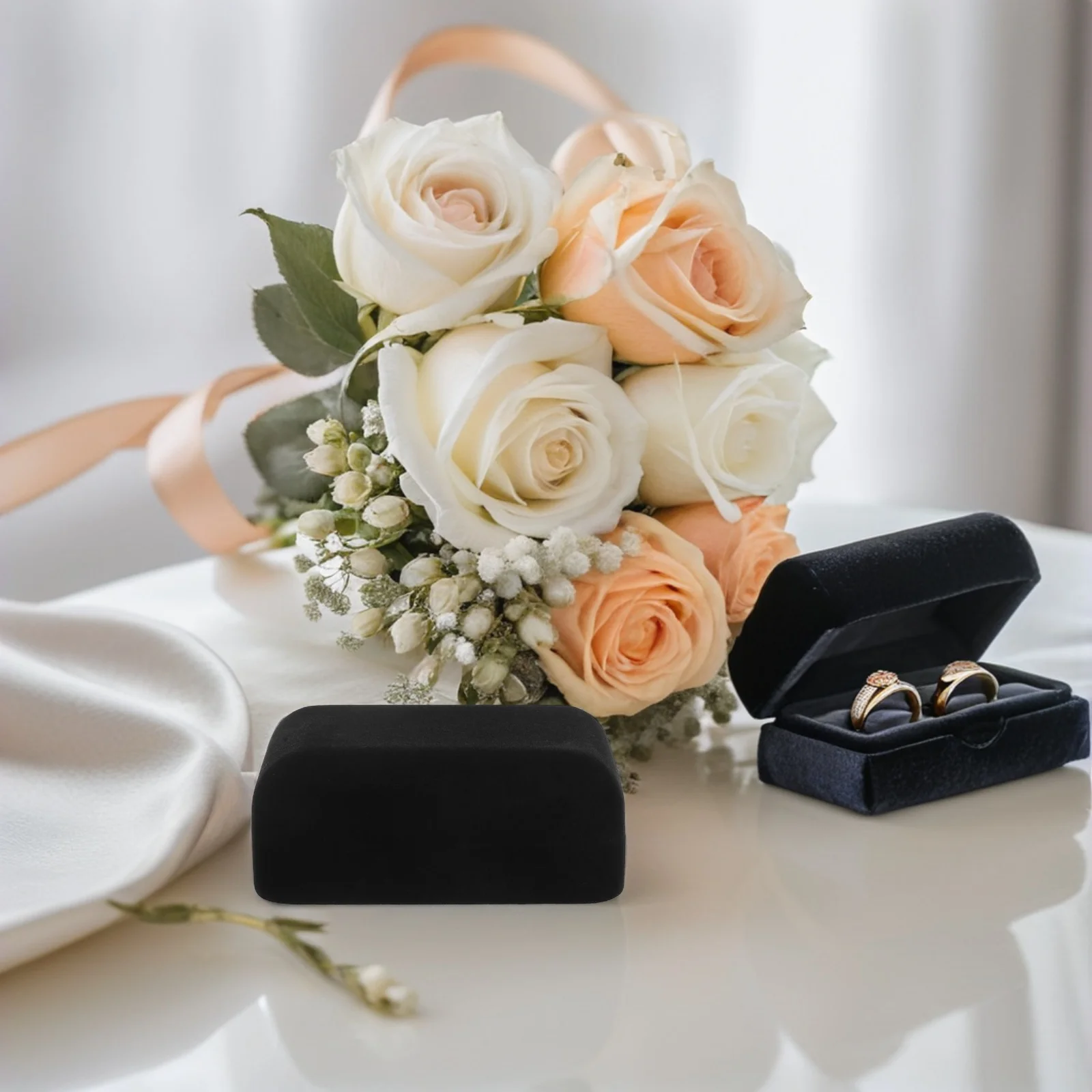 

Cufflink For Men Black Small Jewelry Storage Organizer Jewelry Box Travel Home Office Display Trinket Box