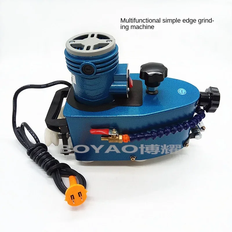 Multi functional portable glass/stone curved edge grinding machine, simple and small handheld edge grinding machine