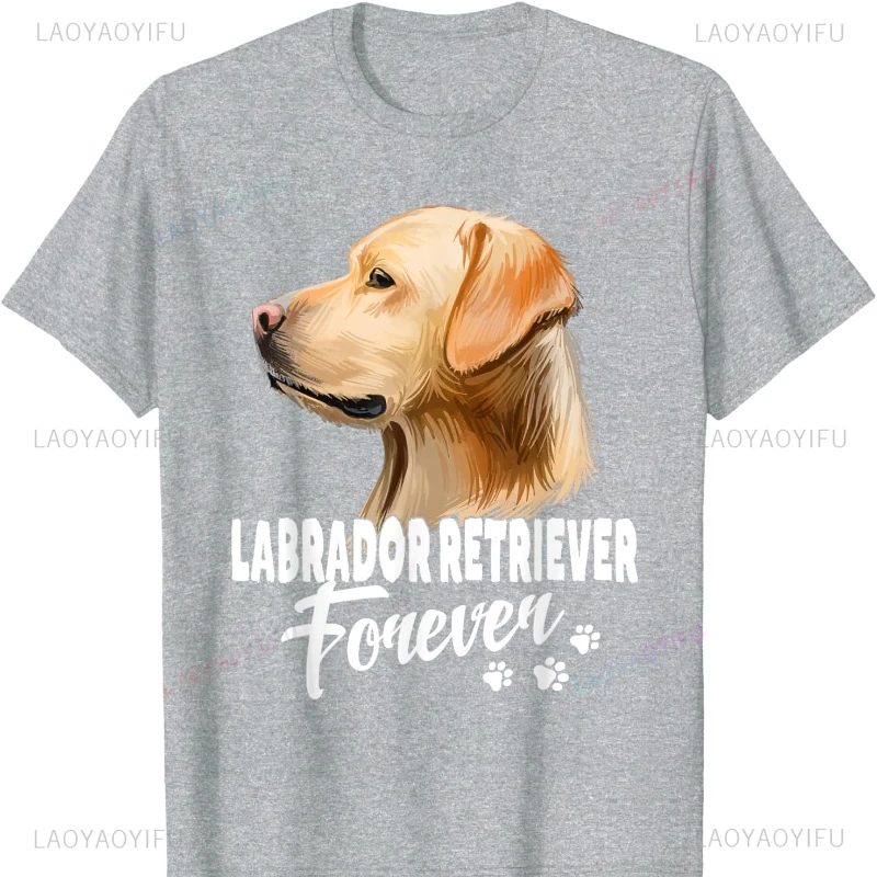 Labrador Retriever Dog Breed Lover Cute Puppy Gift T-Shirt Shirts for  Y2k Goth Casual Fashion Soft Comfortable Tee Tops unisex