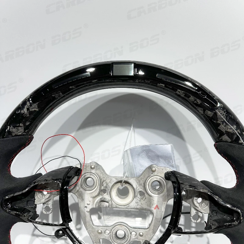 

Sporty Car Tuning Forged Steering Wheel For Hyundai ELANTRA N Kona N I30n I20n SONATA Forged Carbon Fiber LED Car Steering Wheel