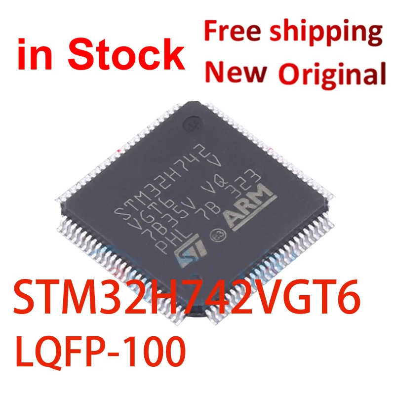 

(1 pcs) New Original STM32H742VGT6 STM32H742 VGT6 LQFP-100 ARM Microcontrollers-MCU ic chip