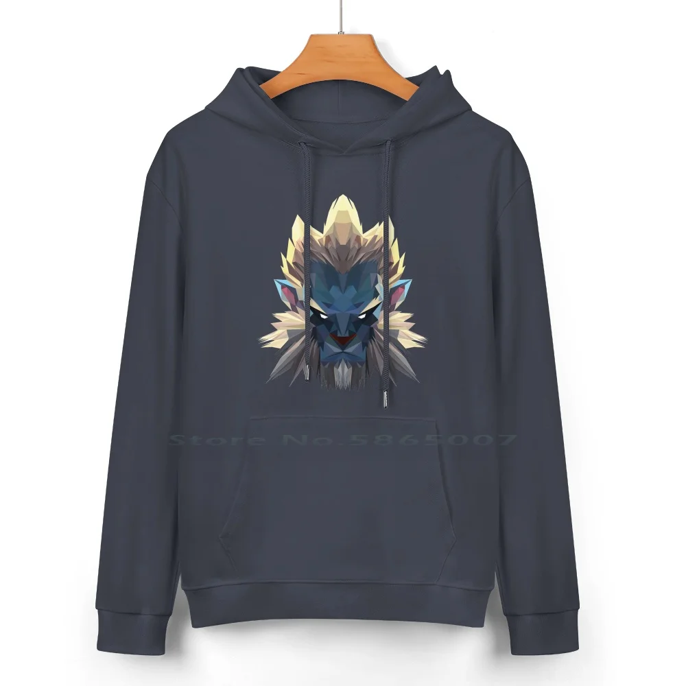 Phantom Lancer Low Poly Art Pure Cotton Hoodie Sweater 24 Colors Phantom Lancer Lowpoly Portrait Esports The International