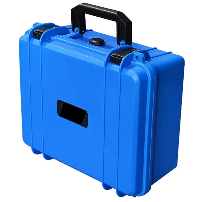 A95I-Vigia portatile di grande capacità Custodia rigida in plastica addensata per attrezzature Hardware Cassetta degli attrezzi Archiviazione di strumenti con spugna