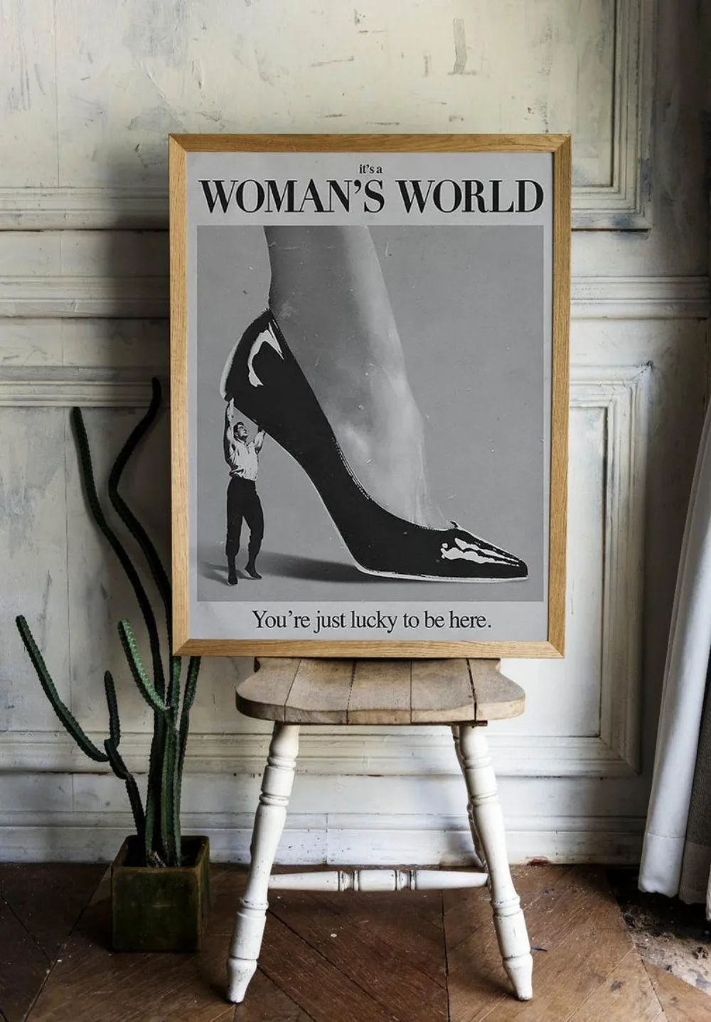 لوحة فنية جدارية مطبوعة على شكل امرأة ريترو ريترو بدون إطار، لوحة قماشية لغرفة النوم، طباعة فتاة الموضة