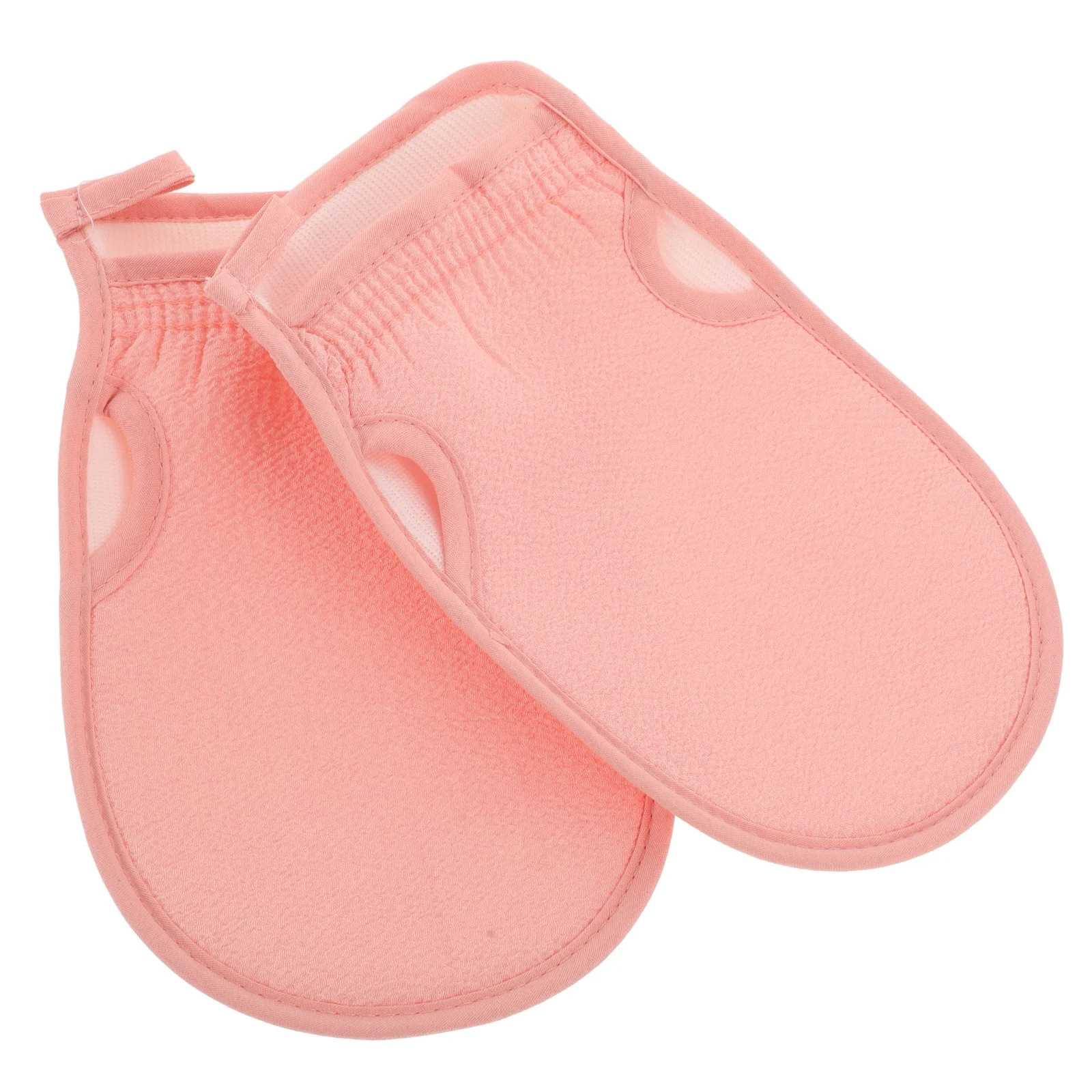

2Pcs Double Sided Exfoliating Glove for Body Deep Scrubbing Mitt Removes Dead Skin Smooth Bathing Tool for All Skin Types