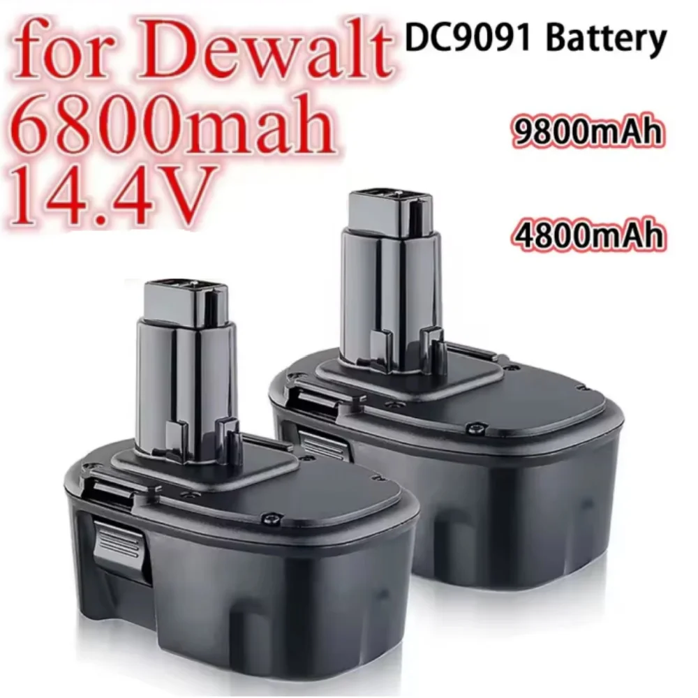 Для Dewalt 14,4 В Ni-MH сменный аккумулятор 6,8/9,8 Ач XRP DC9091 DC9094 DW9091 DE9091 DE9092 аккумуляторные электроинструменты, совместимые