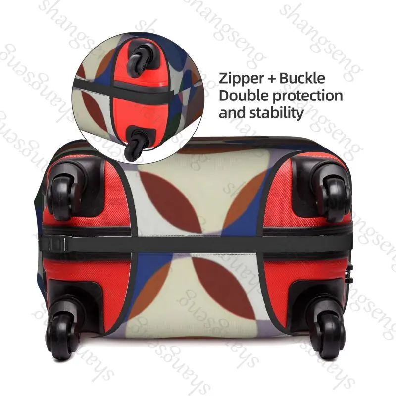 حقيبة واقية لحقيبة السفر منقطة بولكا بوينت، غطاء حماية مرن، غطاء أمتعة قابل للغسل، 18-32 بوصة #3