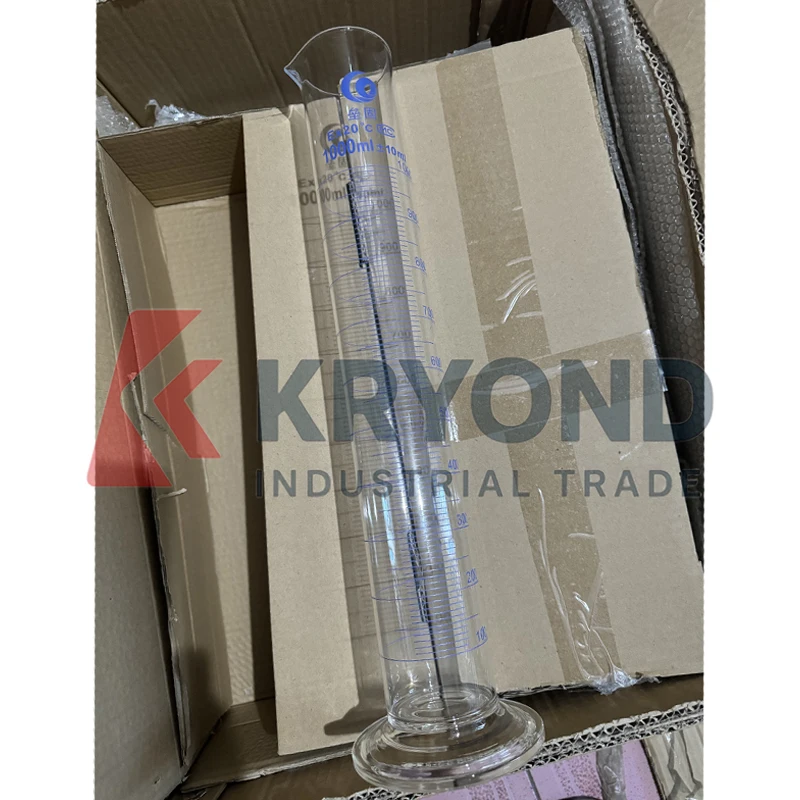 1000ml 実験用ガラスメスシリンダー 純正品