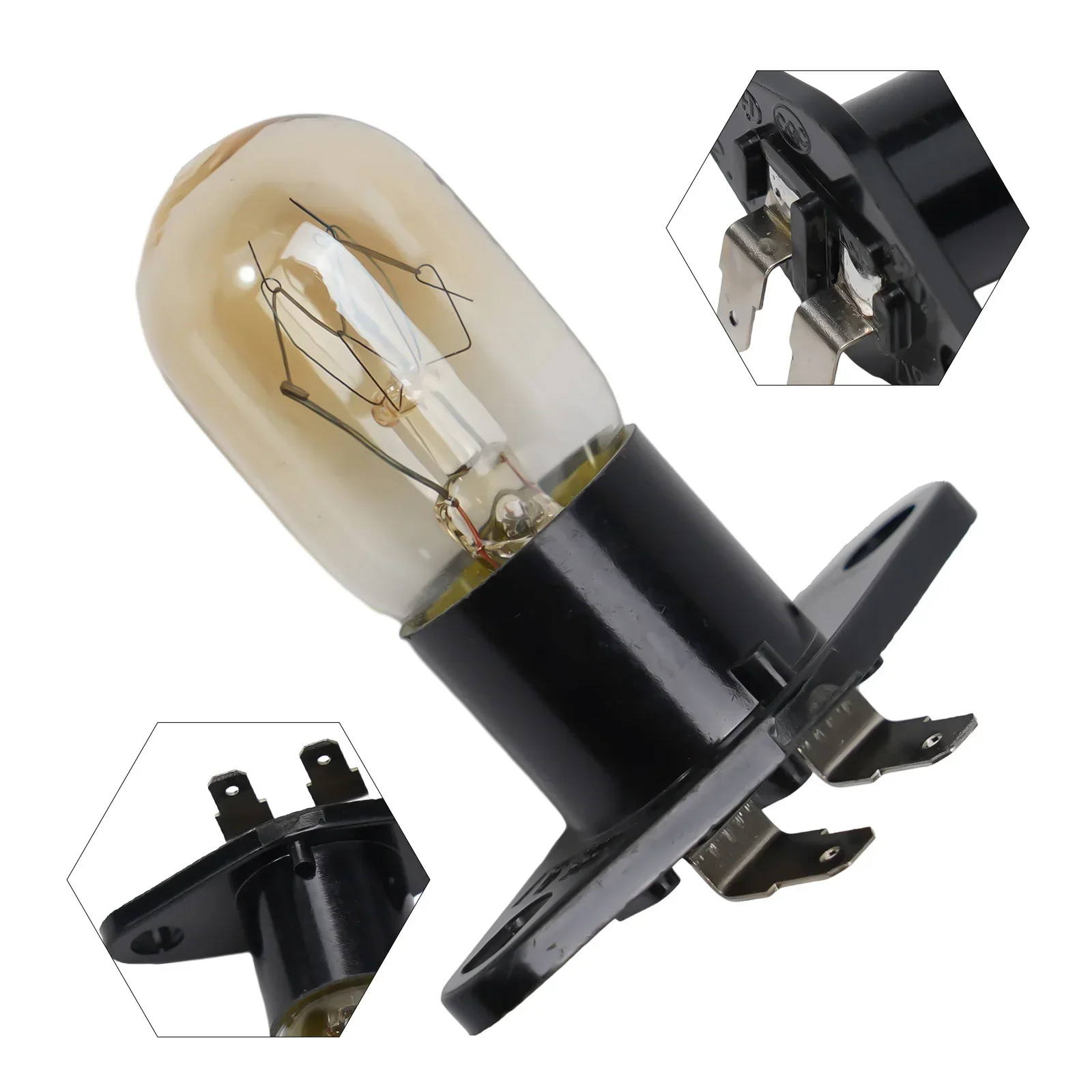 250V 2A Microwave Halogen Bulb Replacement With 2 Pin Base Refrigerator Oven Lighting Bulb Small Appliances Direct Sales