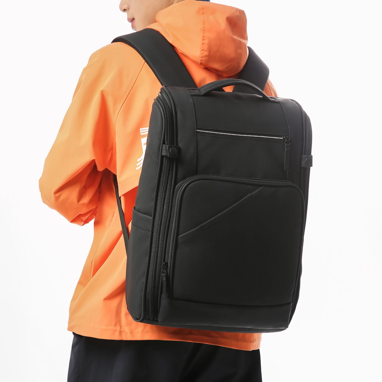 حقيبة ظهر رجالية عصرية عالية الجودة حقائب عمل للرجال سعة كبيرة حقيبة كمبيوتر حقائب مدرسية مقاومة للماء حقيبة يد للرجل #3