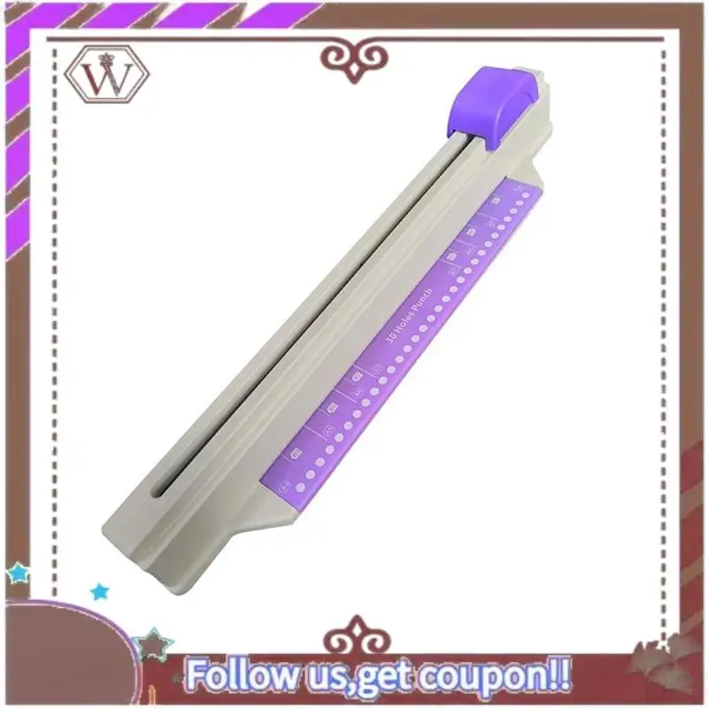 ABBG-30 Дырокол для бумаги, раздвижной светильник, дырокол для бумаги, 30 отверстий, A4 B5 A5 A7 B7 A6 B6, емкость 5 листов Дырокол для бумаги