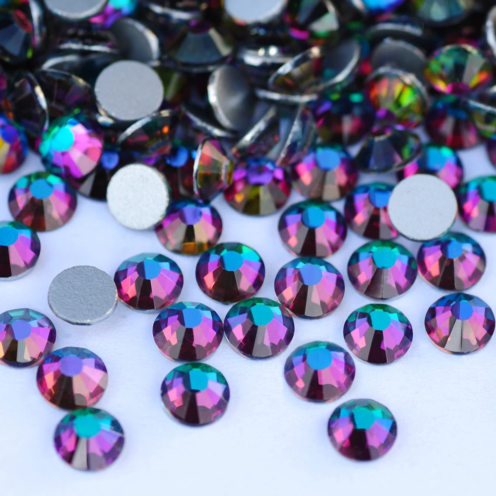 Art Craft Glasses - PUBRILEX Green Volcano Non Hotfix Rhinestone