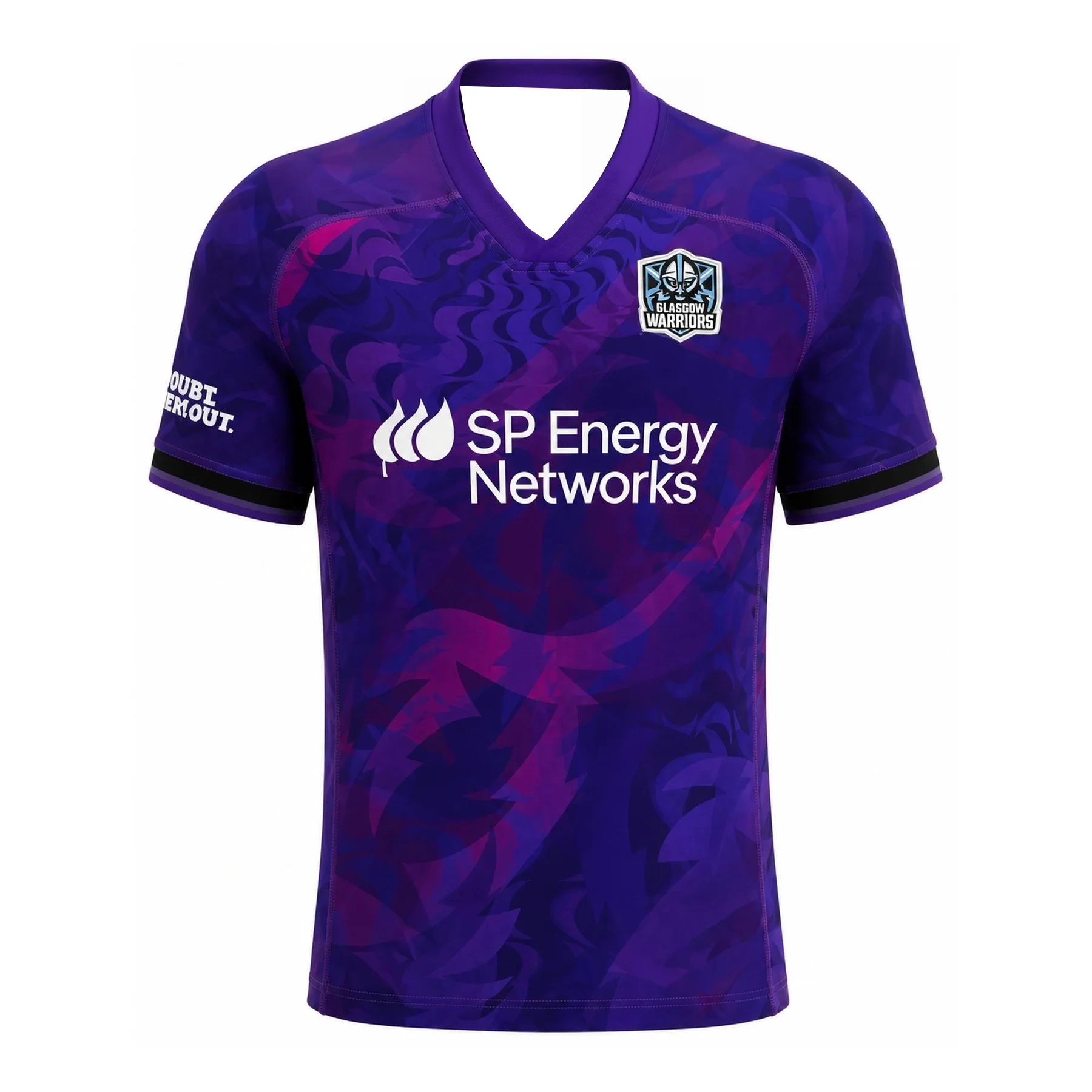 Glasgow Braves Rugby Men's Shirt 3D Printed Match Training Outdoor Sports T-shirt Fashionable Stretch Quick Drying Breathable