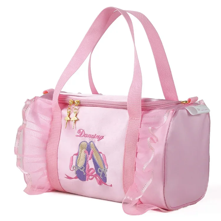 High Quality Lovely Bag Children Ballet Dance Handbag Girl Ballet Lace Ballet Bag Danse Bag Children Dance Bags for Kids Girls