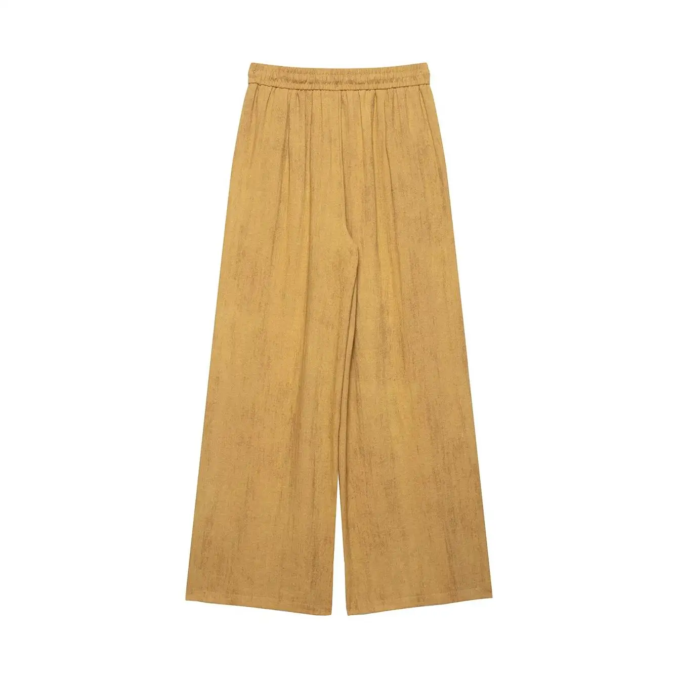 TFMLN Neue Damen V-Ausschnitt Schnürbluse und Weite Hose 2026 Mode 2-teiliges Elegantes Einfarbiges Lockeres Freizeit-Set für Frauen – Detail 12
