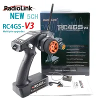 RadioLink RC4GS V3 2.4G 4CH 5CH R6F 400M Distance Remote Controller Transmitter + R6Fg Gyro Inside Receiver for RC Car Boat V4V5