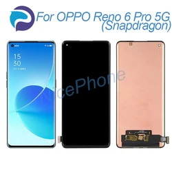 for OPPO Reno 6 Pro 5G (Snapdragon) LCD Display Touch Screen Digitizer CPH2247 Reno 6 Pro 5G  (Snapdragon) Screen Display LCD