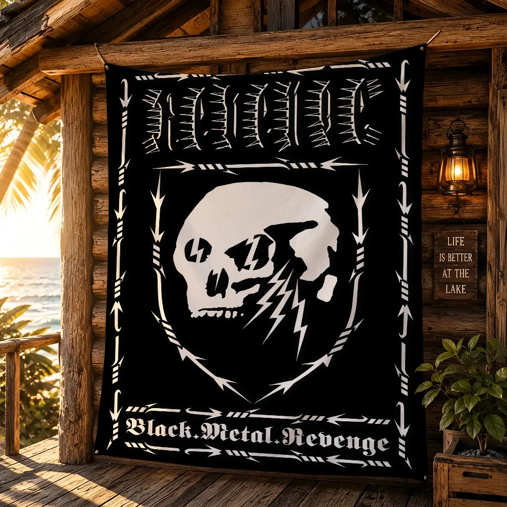 Band R-Revenge Flag For Football Festival Gym Outdoor Garden Sports Party Gift Decor Banner