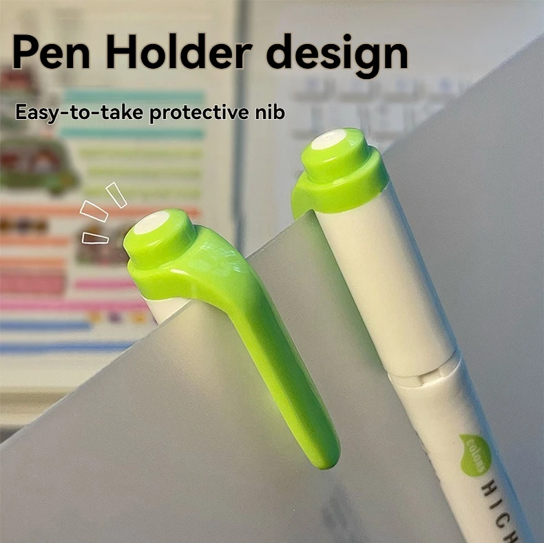 5/15PC Fluoreszierende Stift Set Student Kennzeichnung Strich Schlüssel Kennzeichnung Stift Hohe Schönheit Farbe Handbuch Stift Charge – Detail 10