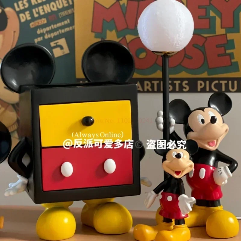 

Disney Mickey Mouse Anime Cartoon Glasses Frame Store Desktop Display Frames Kawaii Home Storage Decoration Birthday Gift Toy