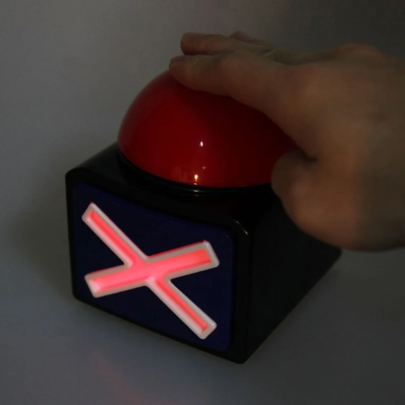 2023 New Game Answer Buzzer Alarm Button With Sound Light Trivia Quiz Got Talent Buzzer