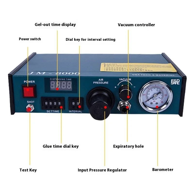 

Automatic digital display dispenser Jm-8000 for automatic dripping industrial equipment