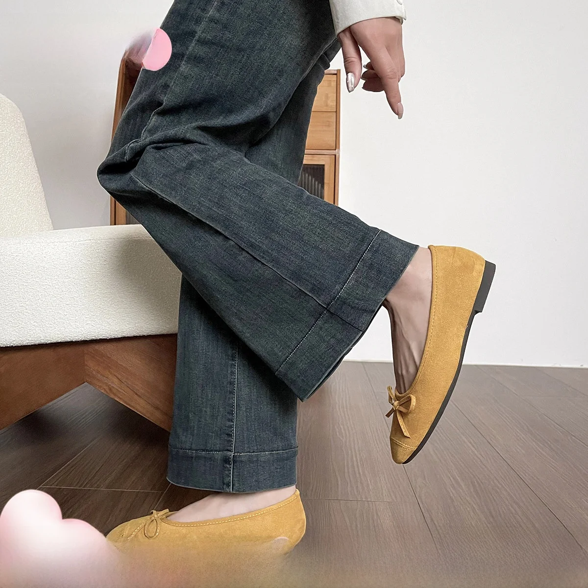 zapatos-planos-de-ballet-para-mujer-blue-wave-con-nudo-deslizables-suela-suave-superficie-de-terciopelo-diseno-plano-zapatos-de-una-sola-pieza-modernos-para-primavera