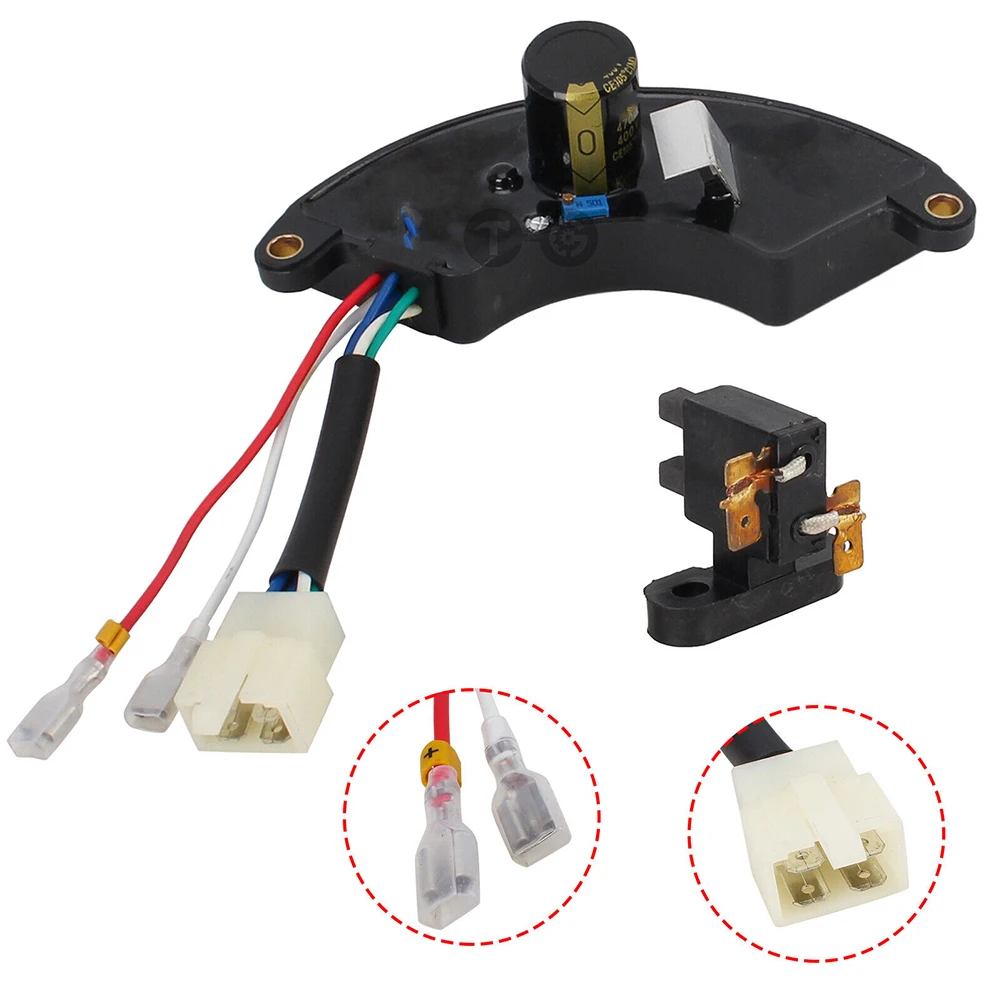 Half-moon AVR Automatic Voltage Regulator For Harbor  For Freight For Predator Generator 6500W For 3Kw-10Kw Generator Rectifier
