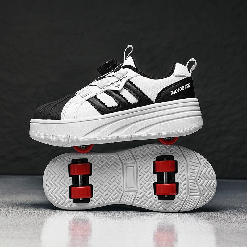 

Горячая распродажа: детские роликовые кроссовки на четырех колесах для девочек, съемные роликовые кеды, дышащие модные туфли, подарки для детей