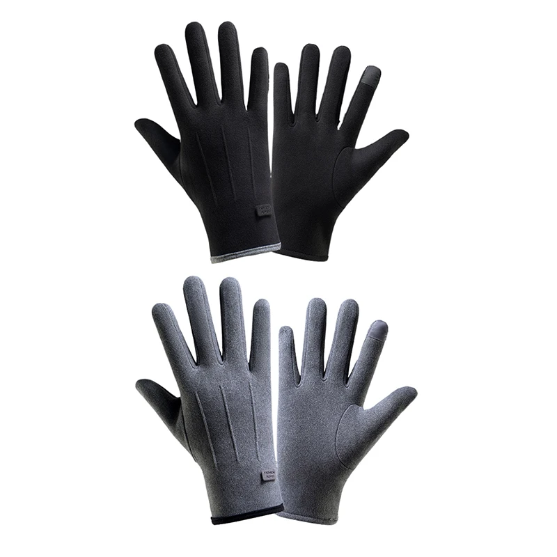 Male Outdoor Sports Plus Velvet Warm Running Ski Glove New Winter Gloves Men Women Touch Cold Waterproof Motorcycle Cycle Gloves