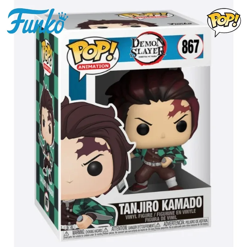 

Funko Pop Original Genuine Demon Slayer Kamado Tanjirou 867 Action Figure Toys for Boys Girls Gift Collectible Model Ornaments