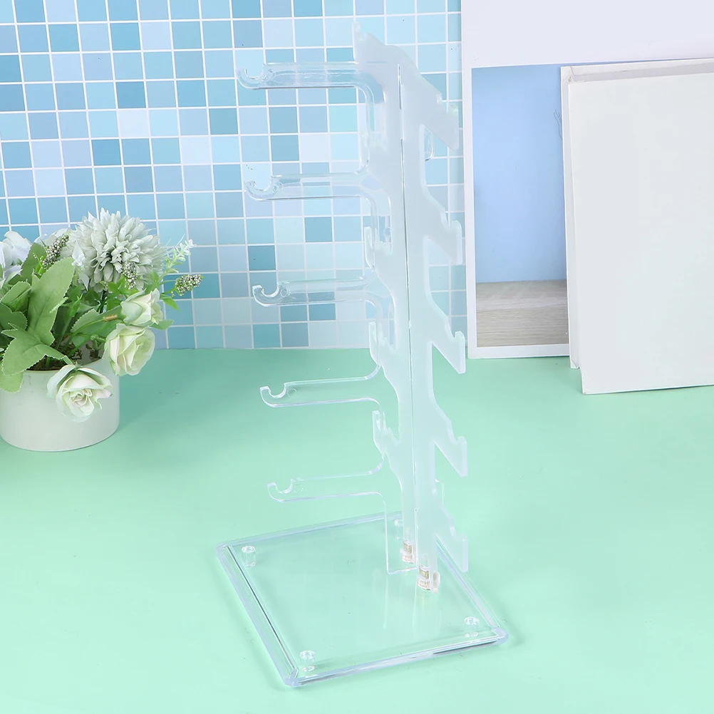 

Glasses Display Stand Acrylic Sunglasses Holder Desktop Eyewear Organizer Clear Sunglass Display Rack Sunglasses Stand