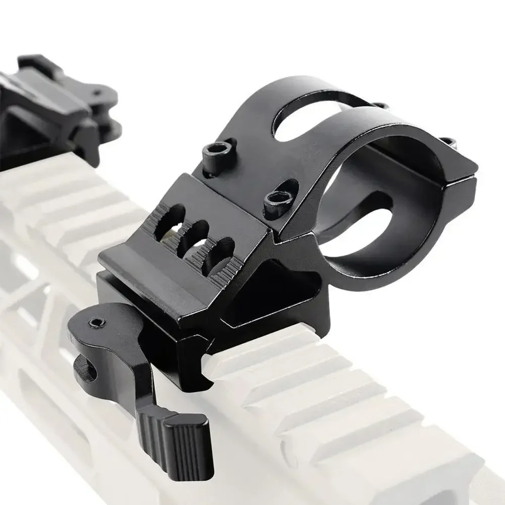 25mm Scope Mounts Flashlight Quick Release Style Mounts For 20mm Standard Picatinny/Weaver Rail image 3