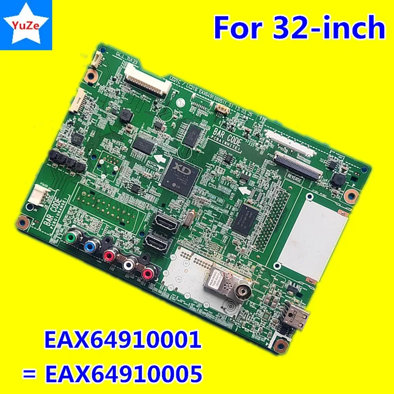 

EAX64910001 EAX64910005 Motherboard For 32-inch TV 32LS3400 32CS460 32LS345S EBU61943404 EBU61767825 EBT62174226 Main Board