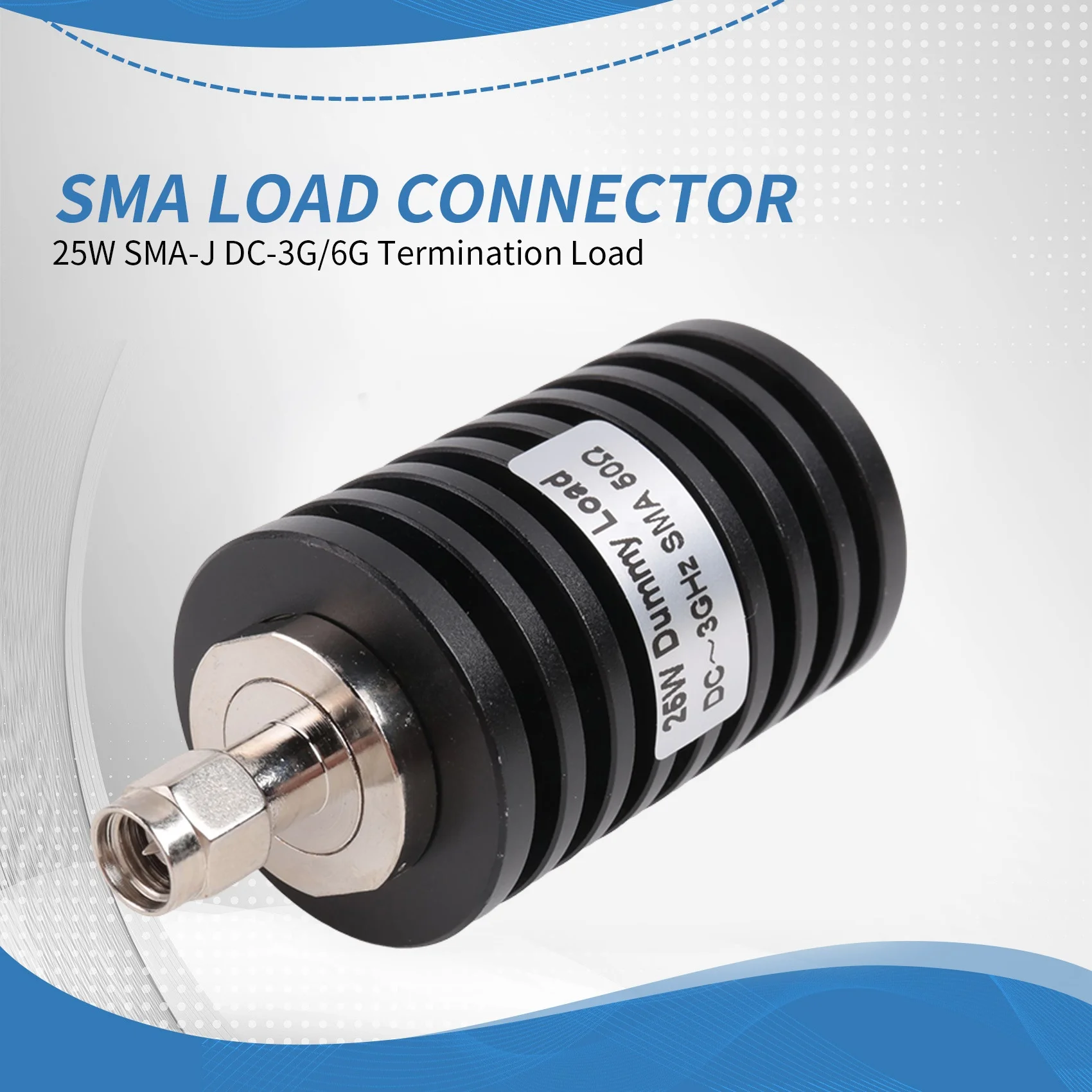 B62B DC-3GHz 25W RF Coaxial SMA Male Dummy Load 50Ohm Termination Loads for Coaxial