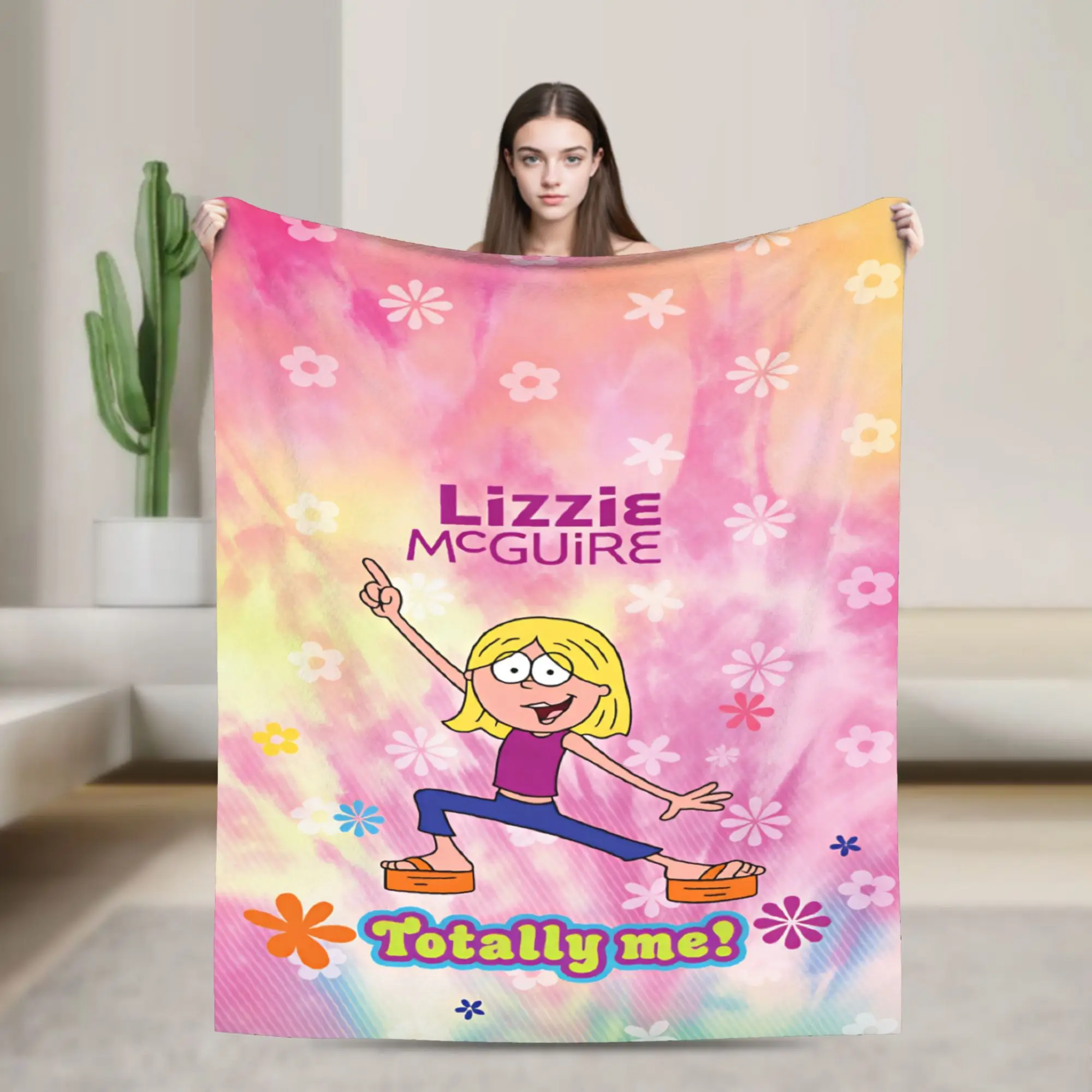 Lizzies Cartoon McGuires Flannel Blanket  Soft Warm Throw Blanket for Couch Bed Travel Office Print Bedspread Sofa Bed Cover