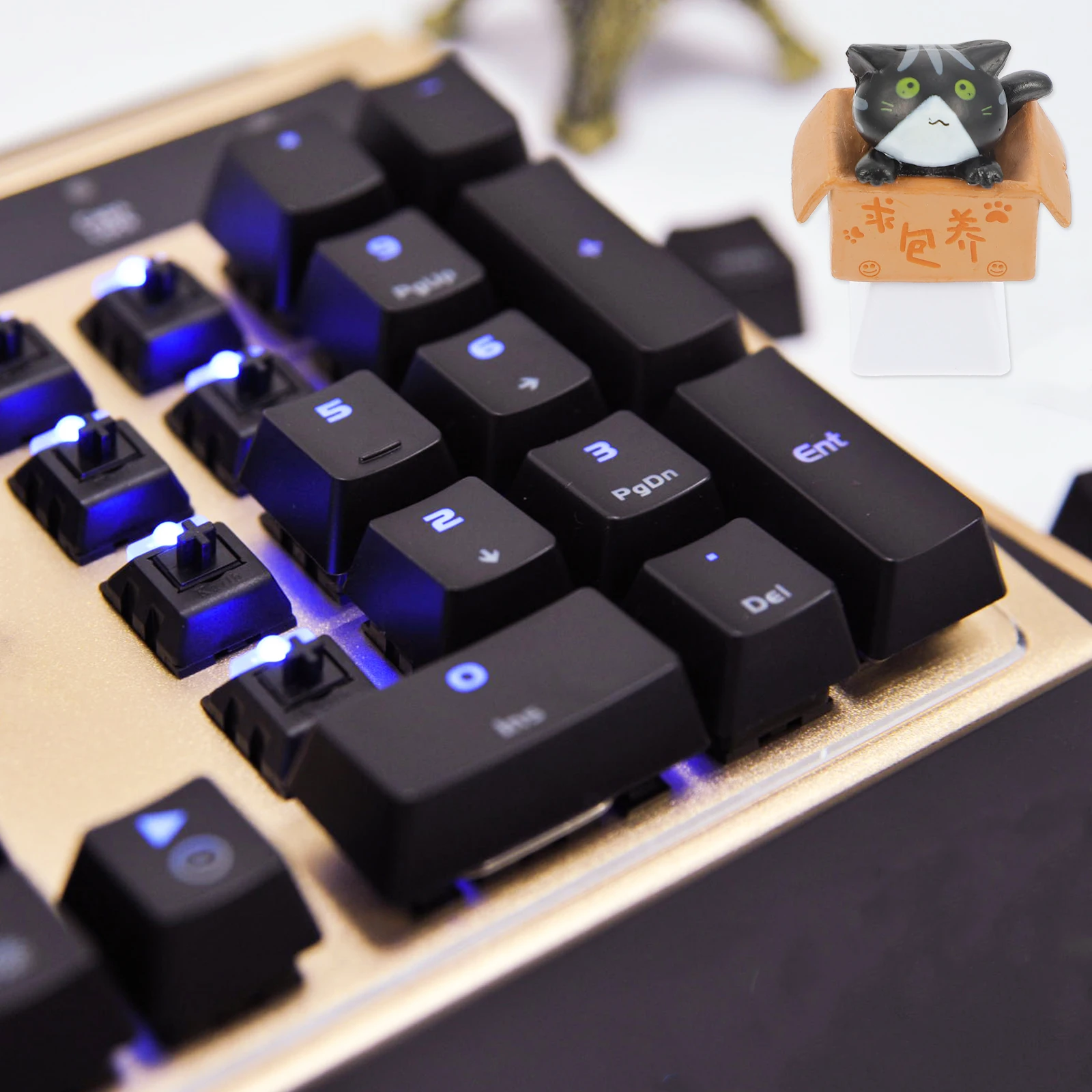 

Cat Keycaps R4 Profile Keycaps For Mechanical Diy Personalized Keycap For Pc Keyboard Cute Key Caps Party Gift Game Prize