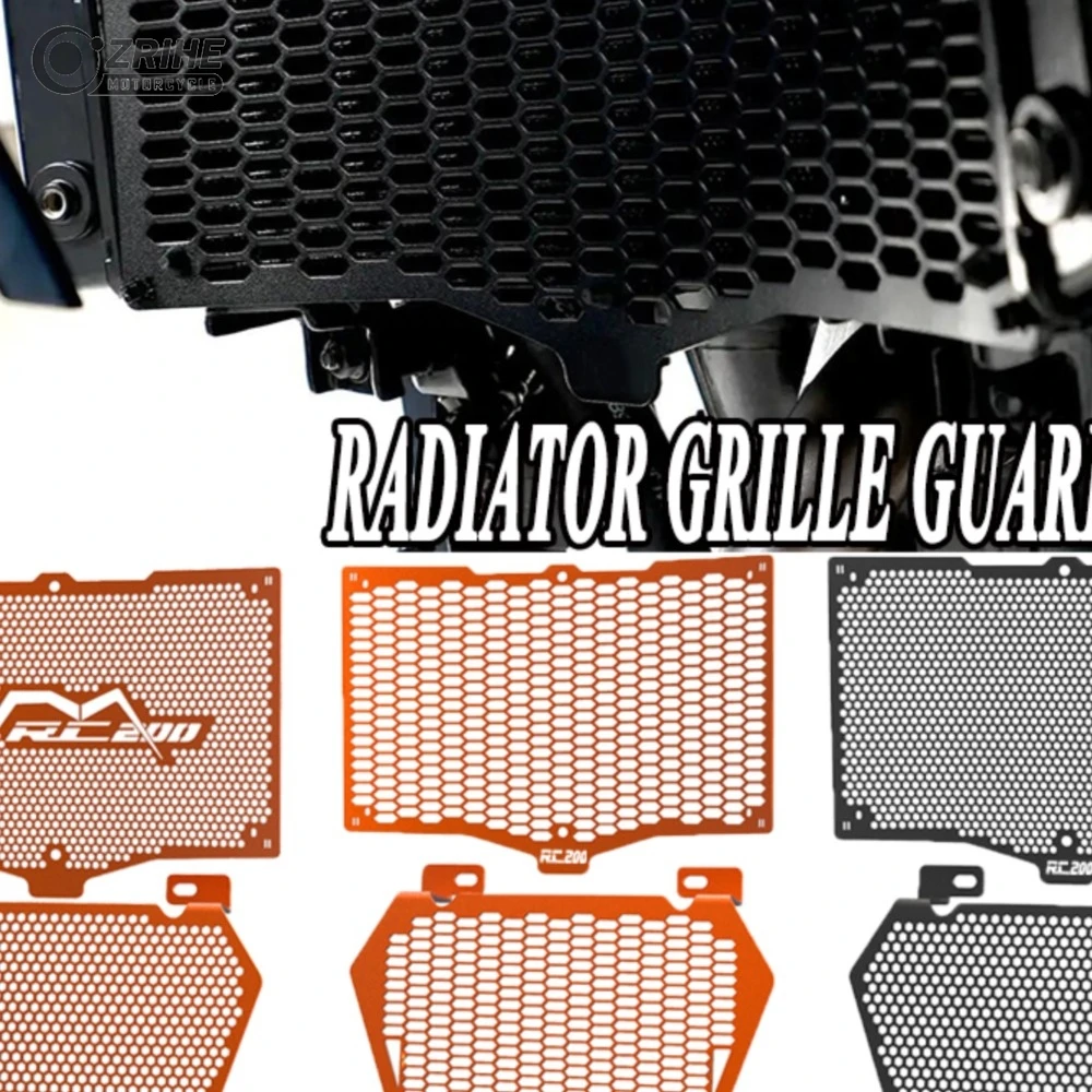 

For RC200 RC 200 2022 2023 2024 2025 Radiator Cylinder Head Engine Guard Complete Set Engine Guard Downpipe Grille Motorcycles