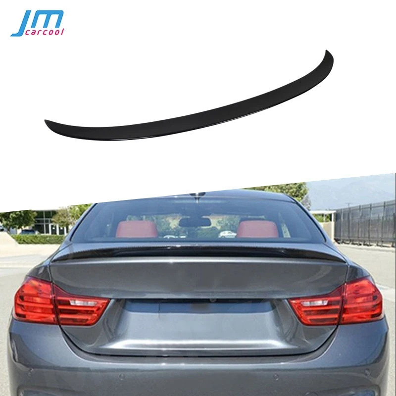 

ABS Glossy Black rear boot spoiler wing for BMW 4 series F32 F36 2014 UP not Convertible Carbon look