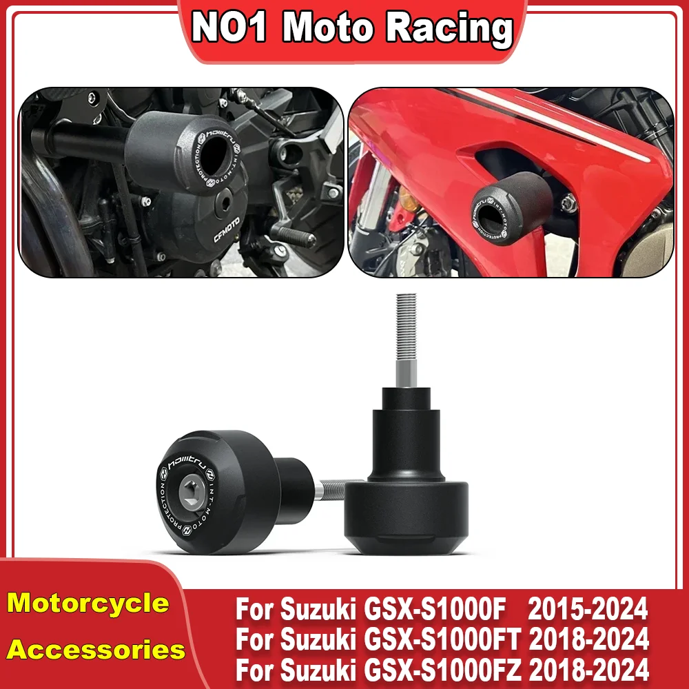 

Для Suzuki GSX-S1000F 2015-2024/GSX-S1000FT FZ 2018-2024 ползунки рамы мотоцикла защита от столкновений