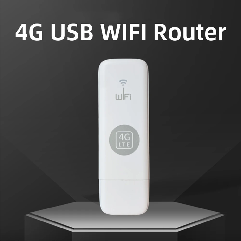 휴대용 4G LTE 무선 라우터, USB 동글, 150Mbps 모뎀 스틱, 나노 SIM 카드, 모바일 와이파이 핫스팟, 안테나 포함