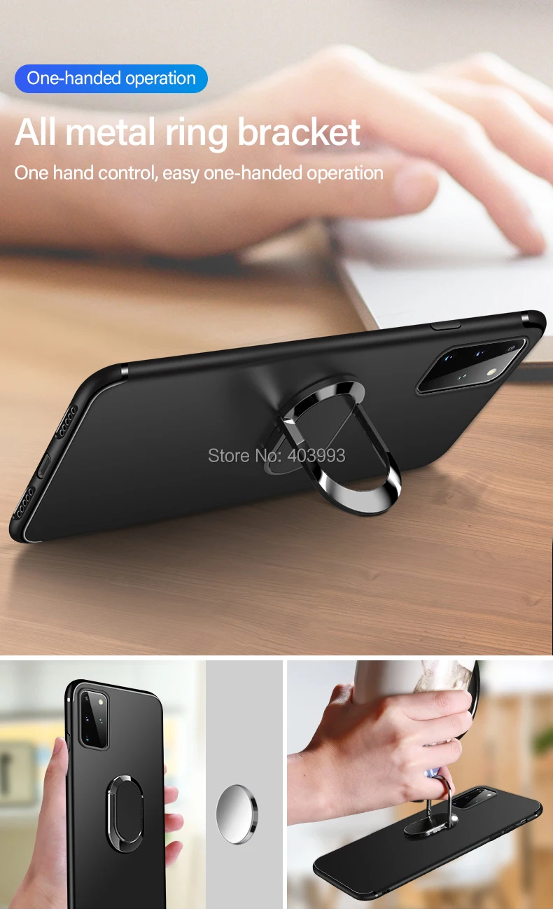 Case For DOOGEE V Max Ring Holder Soft TPU Kickstand Shockproof Cover For DOOGEE V Max Couqe Funda