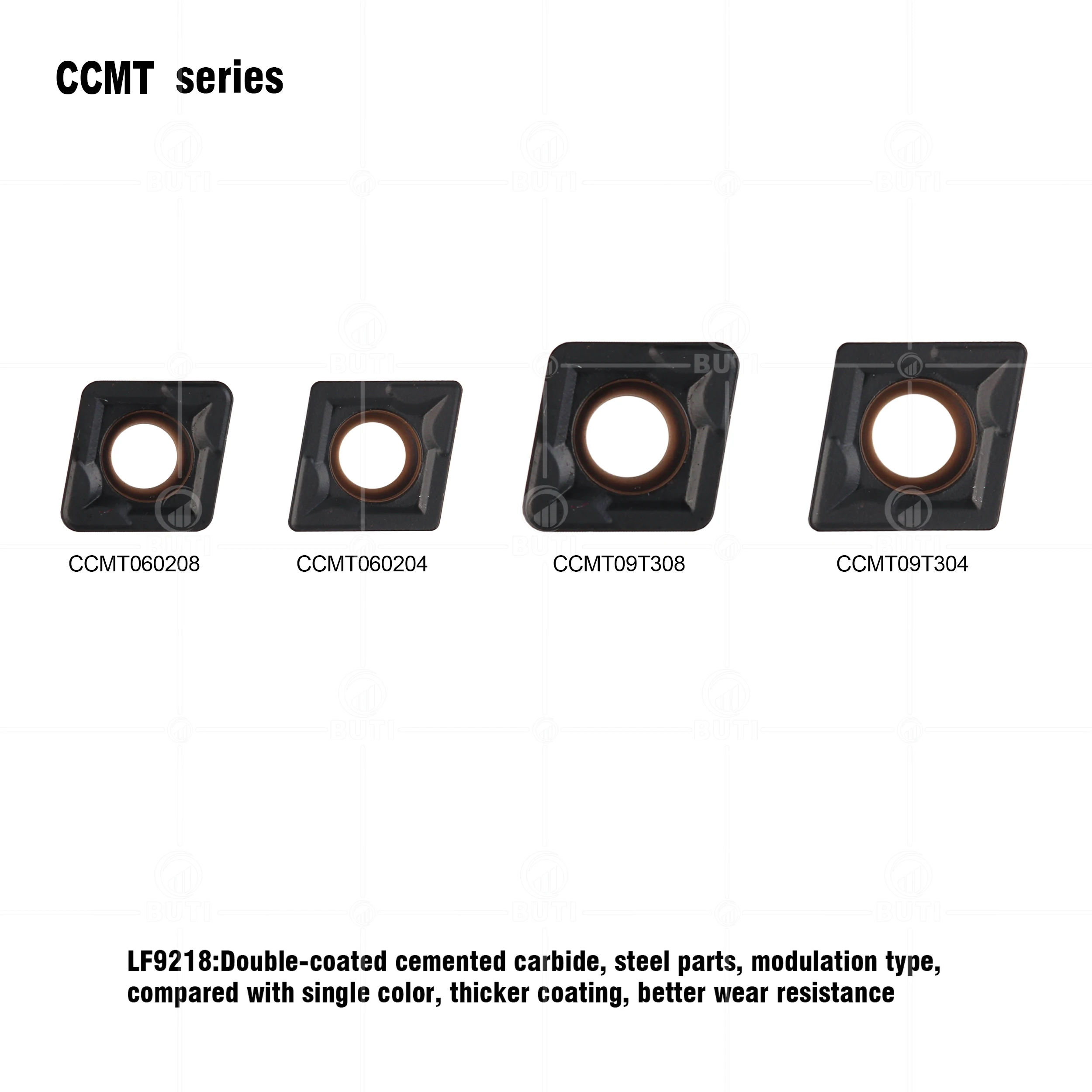 Imagem -05 - Deskar 100 Original Ccmt060204 Ccmt060208 Ccmt09t304 Ccmt09t308 Lf9218 Torneamento Insere Carboneto Cnc Torno Ferramenta de Corte para Aço