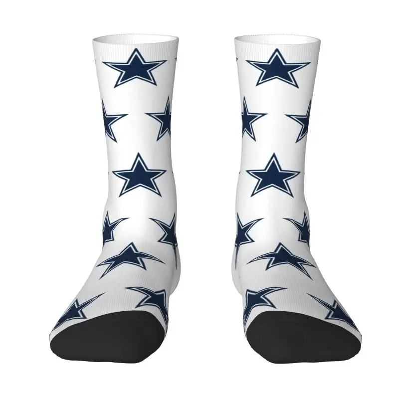 Kühlen Cowboy Star Socken Männer Frauen Warme 3D Gedruckt Sport Basketball Socken